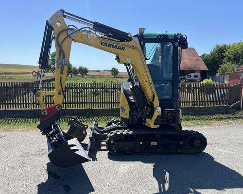 minibagr YANMAR VIO 27 hyd.svahovka, podkop / 2,8t