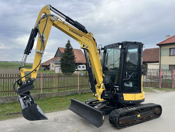 minibagr Yanmar VIO 38-6 hyd.svahovka/ 3,7 t/ 2021