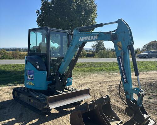Minirypadlo Airman AX26u - s novým motorem
