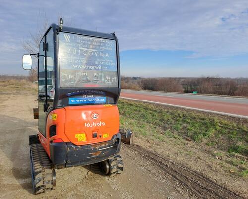 Minirypadlo Kubota KX018-4