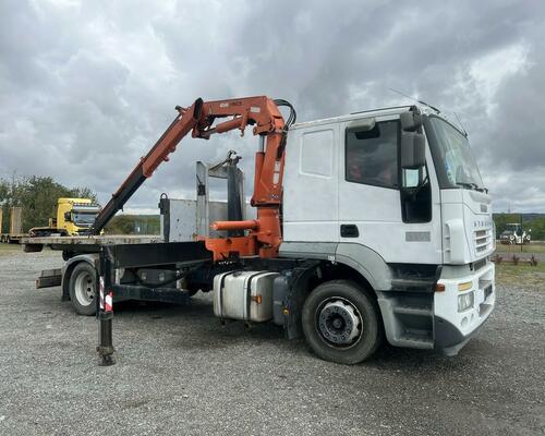 Hákový nosič kontejnerů IVECO AT190S36+HYDRAULICKÁ RUKA ATLAS