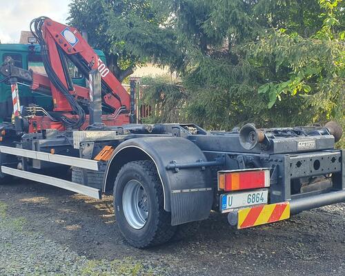 MAN 12.185 nosič kontejnerů s hydraulickou rukou