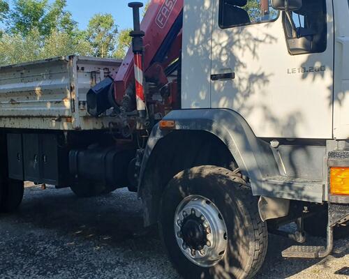 MAN 18.280 3s sklápěč s hydraulickou rukou, 4x4
