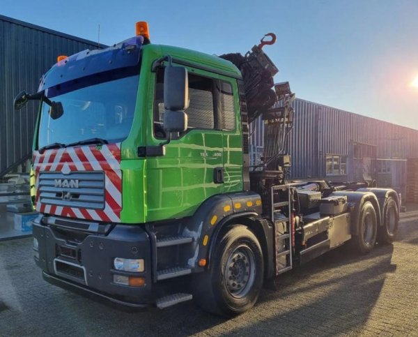 MAN TGA 33.400 + Hiab 166-3DUO