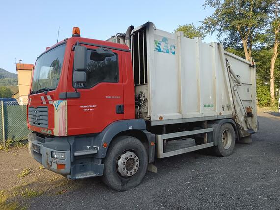 MAN TGM 18.240 SVOZ ODPADU HALLER