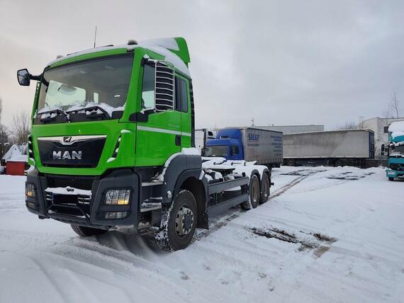Man TGS 26.510 6x6 Hákový nosič kontejnerů