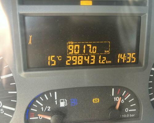 MB AXOR 1829 K, třístranný sklápěč