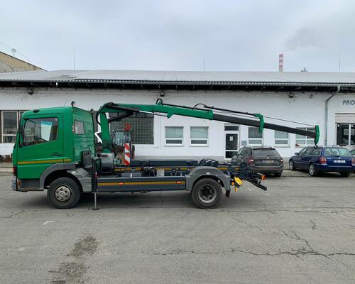 Mercedes-Benz Atego, 1017 Kontejner+hydr.ruka/2454/