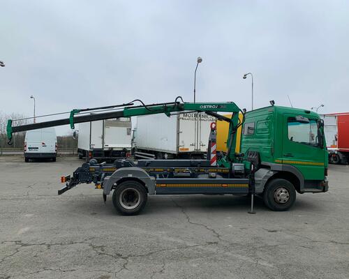Mercedes-Benz Atego, 1017 Kontejner+hydr.ruka/2454/