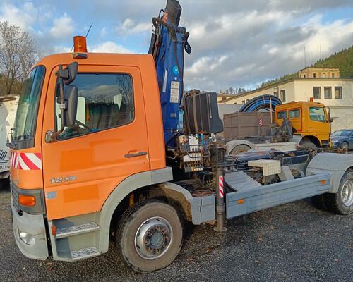 Mercedes-Benz Atego 1218 Kontejner + RUKA