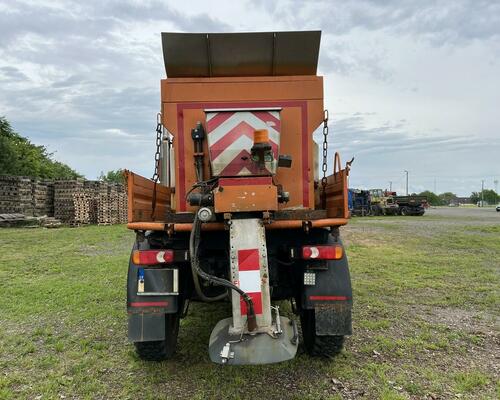 MERCES BENZ UNIMOG U 90 TURBO SKLÁPĚČ +SYPAČ A RADLICE