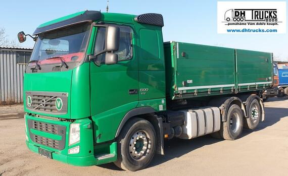 Sklápěč VOLVO FH 500 6x2-4 EEV S3 / NOSNOST 14.760 kg / komplet na vzduchu / 3. náprava ZVEDACÍ + ŘÍZENÁ