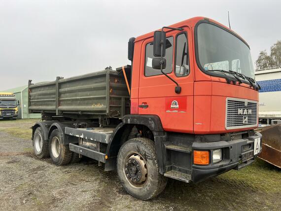 Třístranný sklápěč  MAN F 08 6x4 MEILLER KIPPER