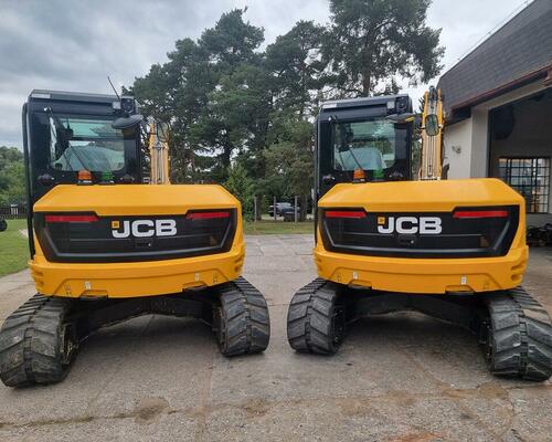 2x JCB 86C-2 450-800mth plná výbava- TOP stav