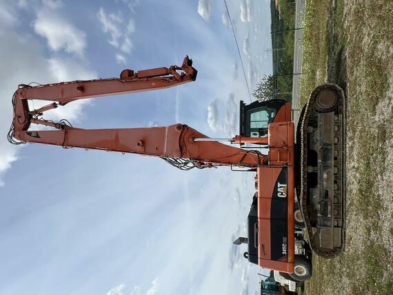 DEMOLIČNÍ RÝPADLO CATERPILLAR TH407C 4x4
