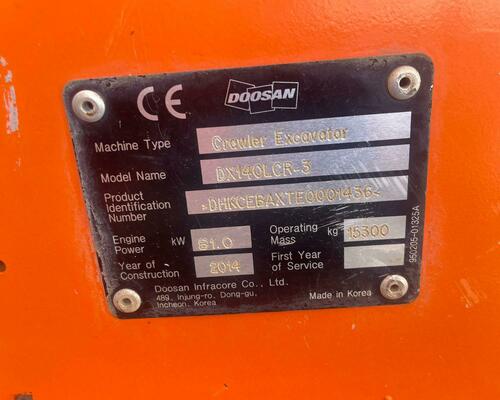 Doosan DX140 LCR-3
