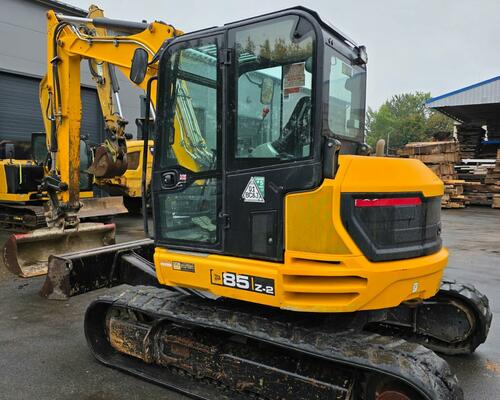 JCB 85Z-2, rok výroby 2021, 2842 motohodin JCB 85Z-2, rok výroby 2021, 2842 motohodin
