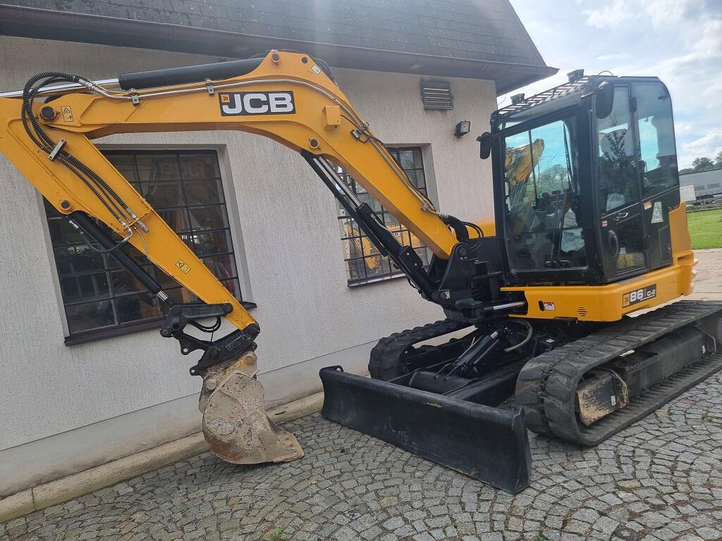 JCB 86C 2021 - 3500mth bez DPF, bez močoviny, A/C
