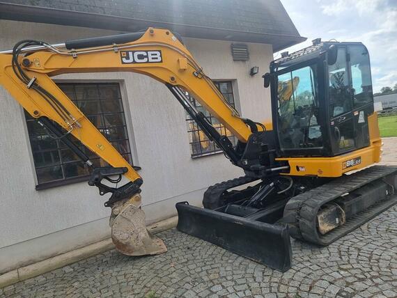 JCB 86C 2021 - 3500mth bez DPF, bez močoviny, A/C
