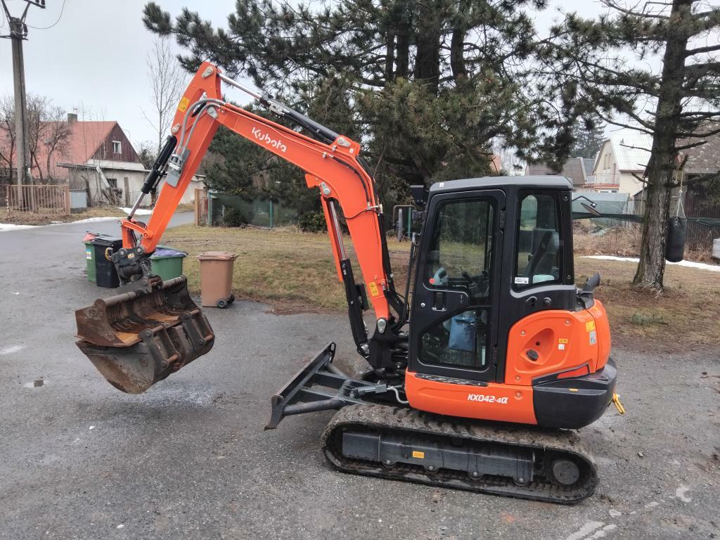 Kubota Kx042-4 Max výbava  Powertilt Klimatizace hydr, rychloupinač