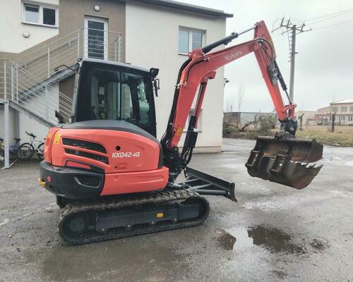 Kubota Kx042-4 Max výbava  Powertilt Klimatizace hydr, rychloupinač