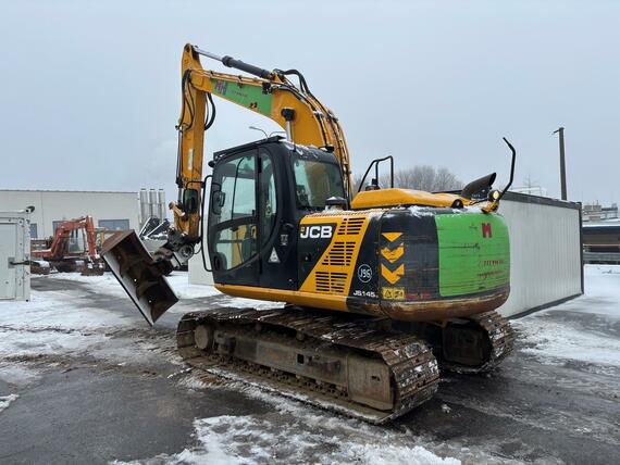 Pásové rypadlo JCB JS145, 14.2t, Powertilt, 2014