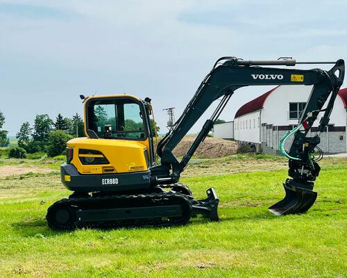 Pásové rypadlo Volvo ECR88D (Možnost leasingu)