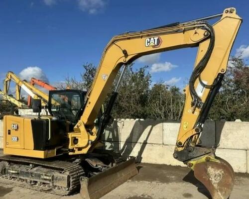 Pásový bagr CAT 308 CR, rok výroby 2019, 3526 motohodin