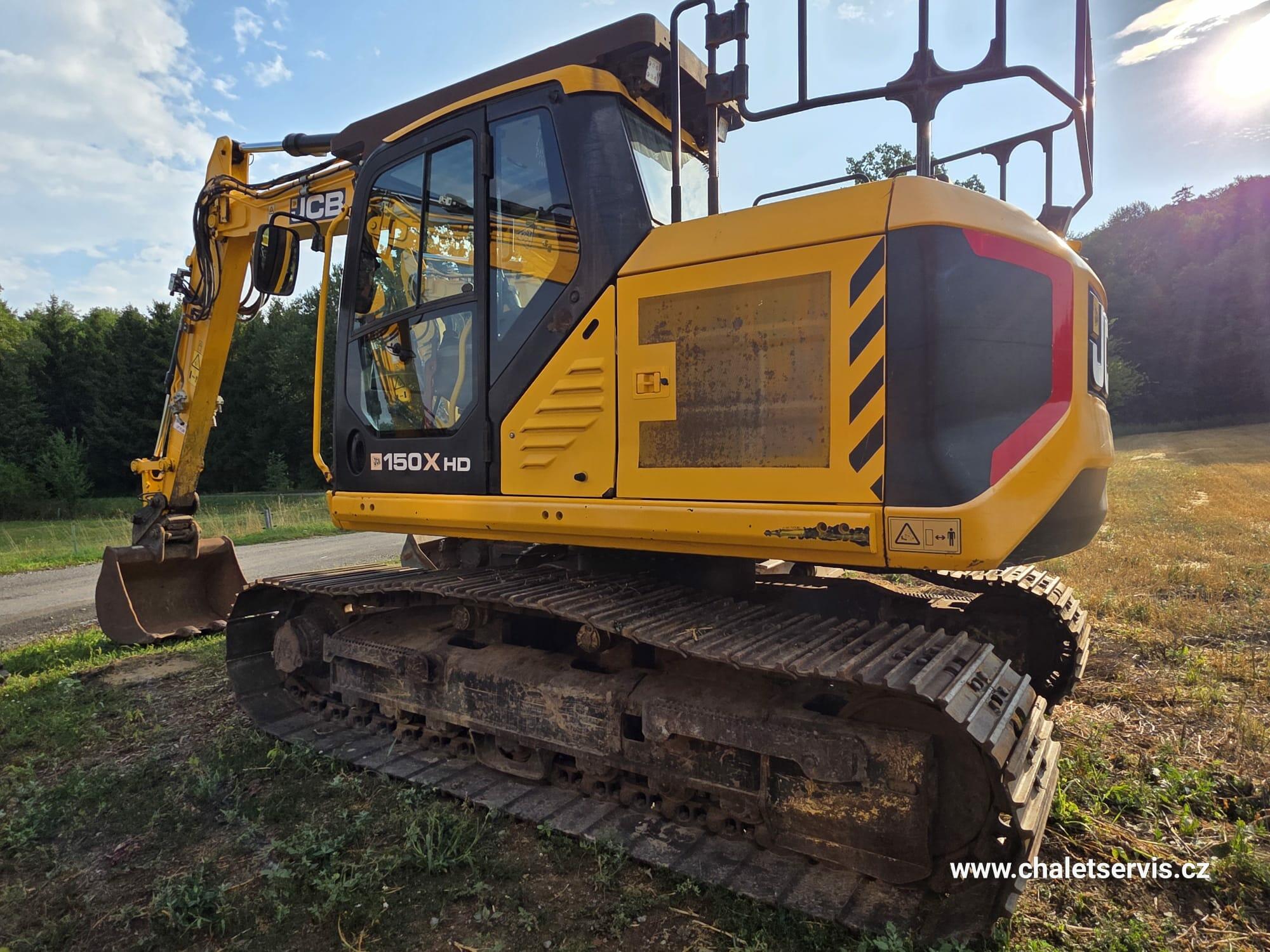 Pásový bagr JCB 150X HD, r.v. 2018, 6243 motohodin