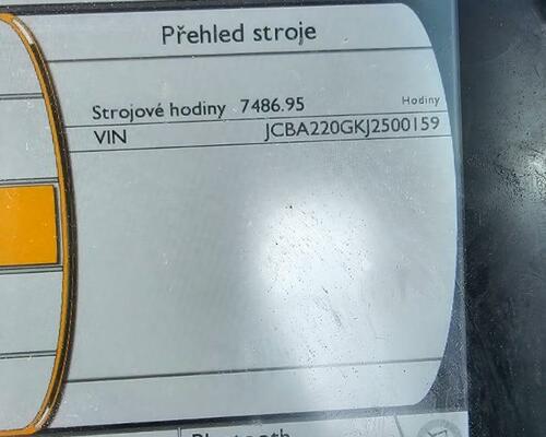 Pásový bagr JCB 220X L, rok výroby 2018, 7486 motohodin