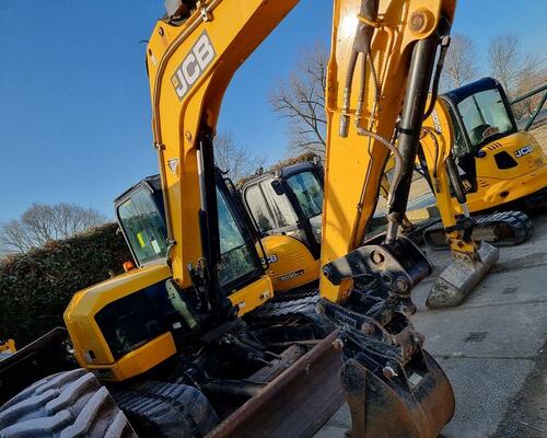 Pásový bagry JCB 86C - klima, TOP stav