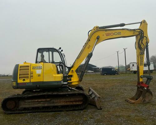 WACKER NEUSON 12002 + 2 x podkopová a hydraulická svahovka