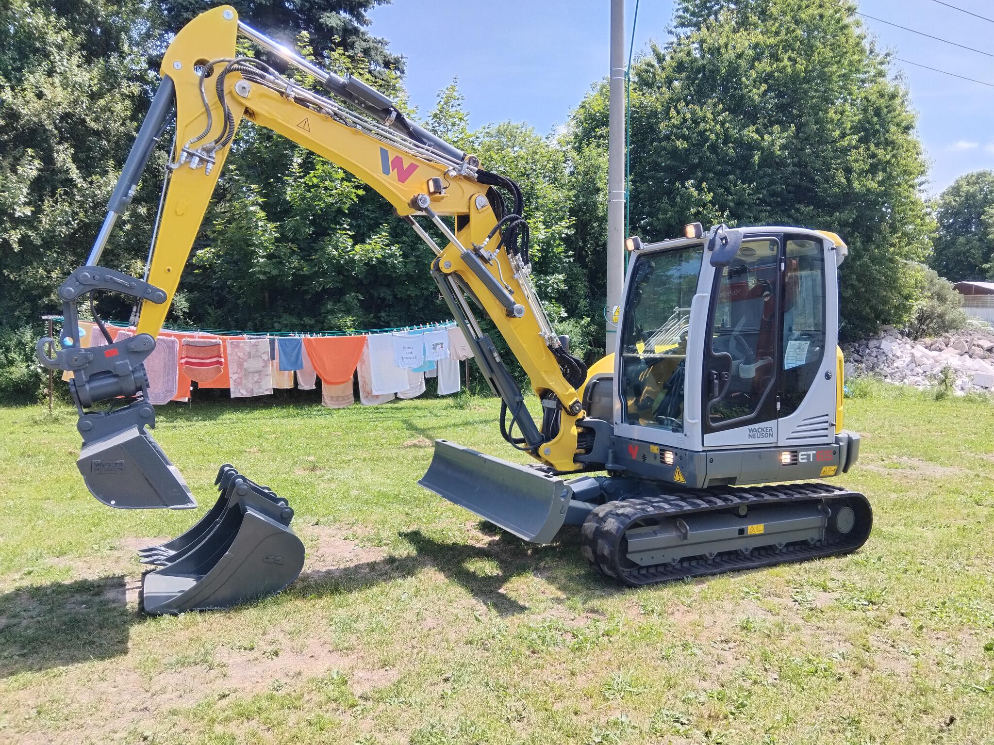 Wacker Neuson ET65 Powertilt Klimatizace
