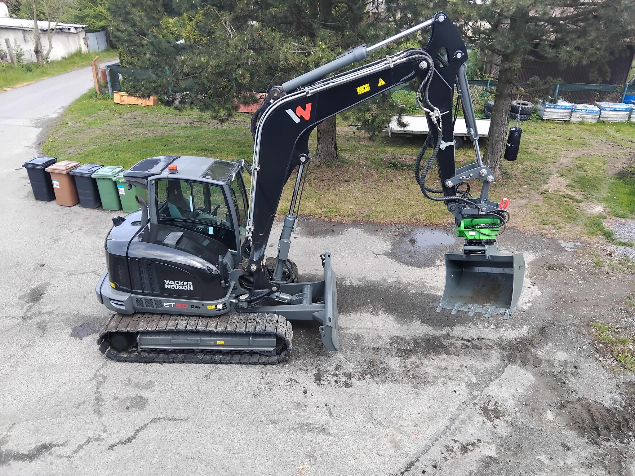 Wacker Neuson ET90 Tiltrotátor HKS / Black Edition/Max výbav