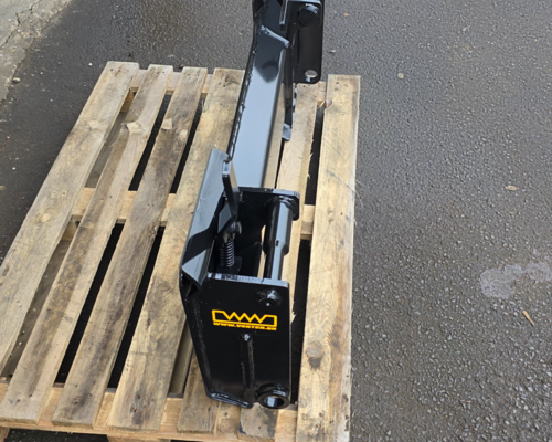 Adaptér, přechodová deska, redukce UNC na nářadí EURO, JCB, Bobcat, caterpillar