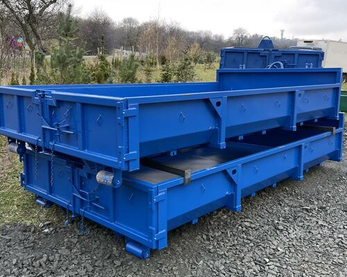 Hákový kontejner na bagr/suť - vana 420x220 cm