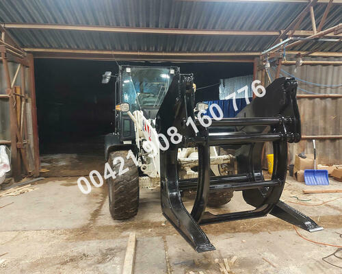 Klešte na dřevo, drapák na kulatinu, kliešte na drevo báger, kolesový nakladač, teleskop, šmykáč, traktor...