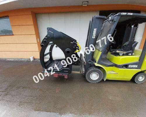 Klešte na dřevo, drapák na kulatinu, kliešte na drevo báger, kolesový nakladač, teleskop, šmykáč, traktor...