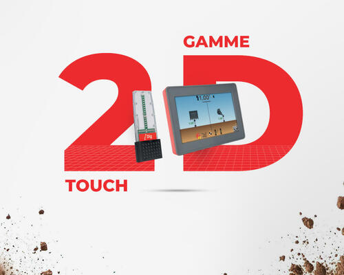 Nivelační systém iDig Touch 2D