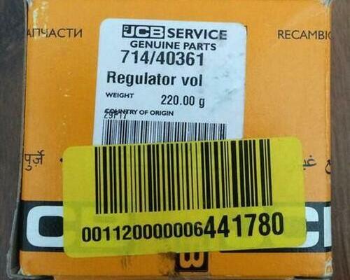Originální regulátor napětí alternátoru JCB 8008, 8010