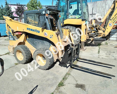Paletizační vidle EURO smykem řízený nakladač bobek JCB, caterpillar, gehl, thomas