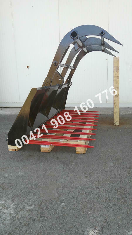 Vidly s pridržiavačom na hnoj, vidle s pridržovačem na hnuj, kulatinu, větve atp. krokodýl, lžice s pridržovačem