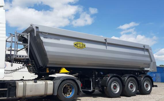 MEILLER 26 m3 / NOVÝ - IHNED K ODBĚRU / 2x ZVEDACÍ NÁPRAVA /plachta / brzda finišeru / WABCO SmartBoard