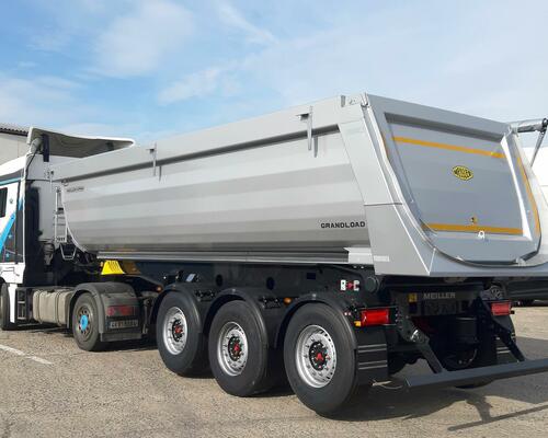 MEILLER 26 m3 / NOVÝ - IHNED K ODBĚRU / 2x ZVEDACÍ NÁPRAVA /plachta / brzda finišeru / WABCO SmartBoard / rezerva