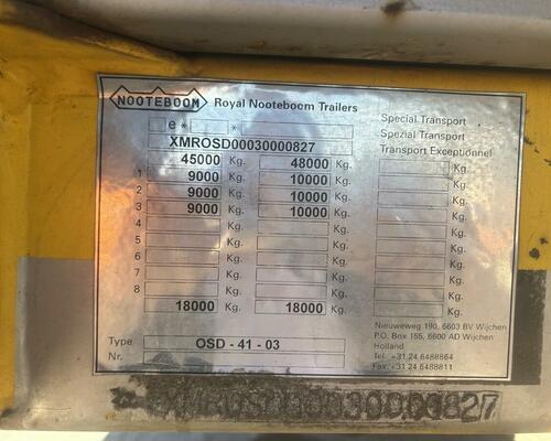 Nooteboom OSD-41-03 návěs podvalník