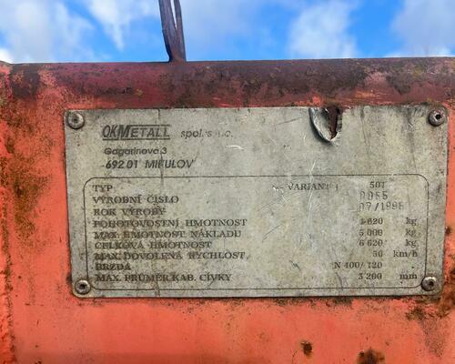 OKMETAL Přepravník kabelových cívek