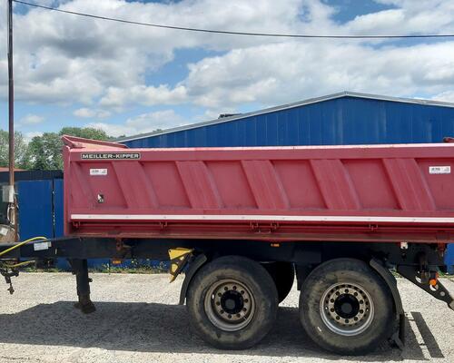 Tandemový sklápěcí přívěs MEILLER MZDA 1821 / NOSNOST 13.550 kg / BPW / bubny