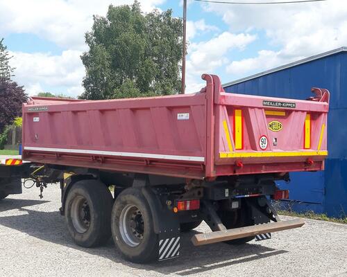 Tandemový sklápěcí přívěs MEILLER MZDA 1821 / NOSNOST 13.550 kg / BPW / bubny