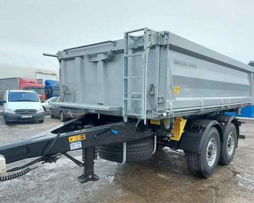 Tandemoý sklápěcí přívěs MEILLER MZDA 1822 M / plachta / rezerva / BPW / kotouče