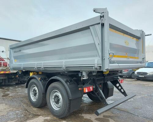 Tandemoý sklápěcí přívěs MEILLER MZDA 1822 M / plachta / rezerva / BPW / kotouče